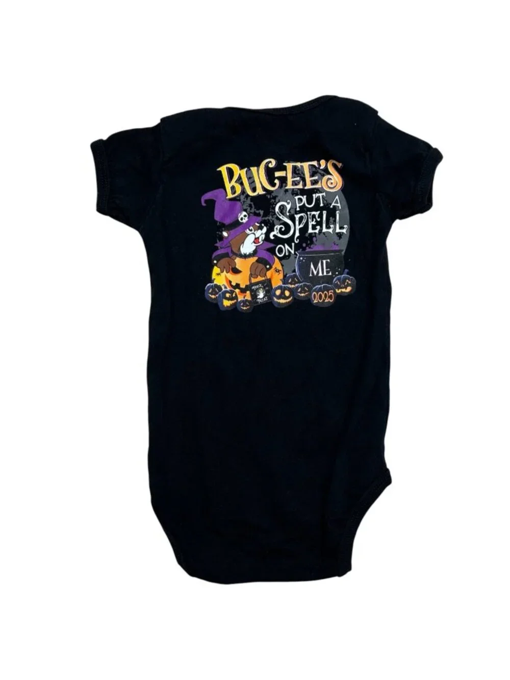Buc-ees Put A Spell On Me Romper Baby 6 Months Halloween